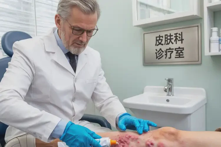 老人大腿上容易起濕疹不管它會自己自愈嗎(圖3)