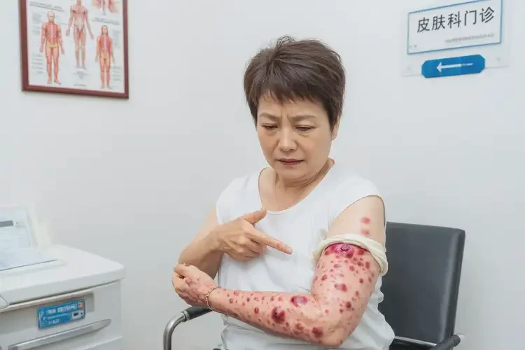 女人四肢有濕疹不管它會(huì)自己好嗎(圖4)