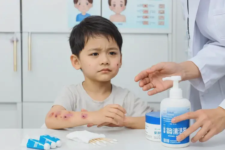 兒童臉上經(jīng)常起濕疹不管它會自己自愈嗎(圖2)