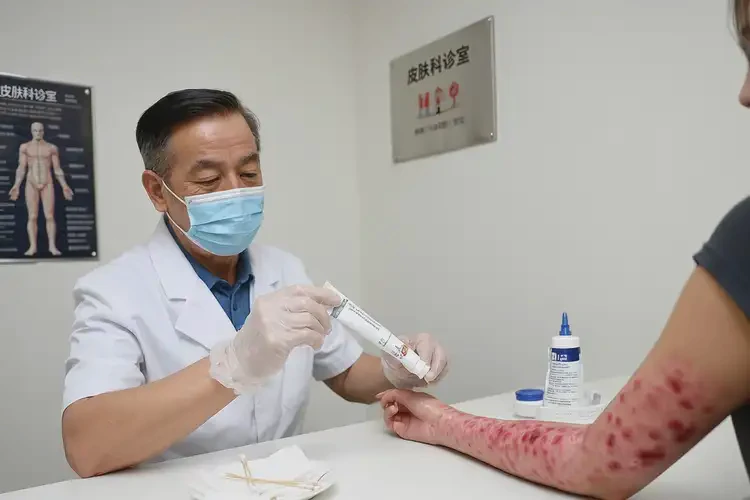 女人手臂偶爾長濕疹能夠徹底治愈嗎(圖3)