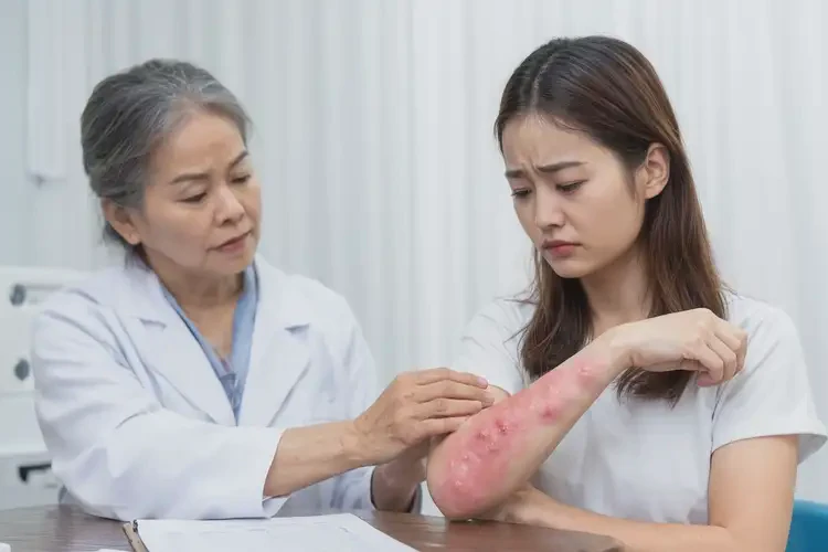 女生手臂偶爾起濕疹可不可以徹底自愈(圖4)