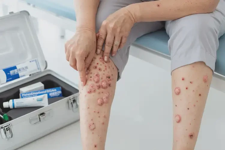 女性小腿上偶爾長濕疹能夠徹底治愈嗎(圖4)