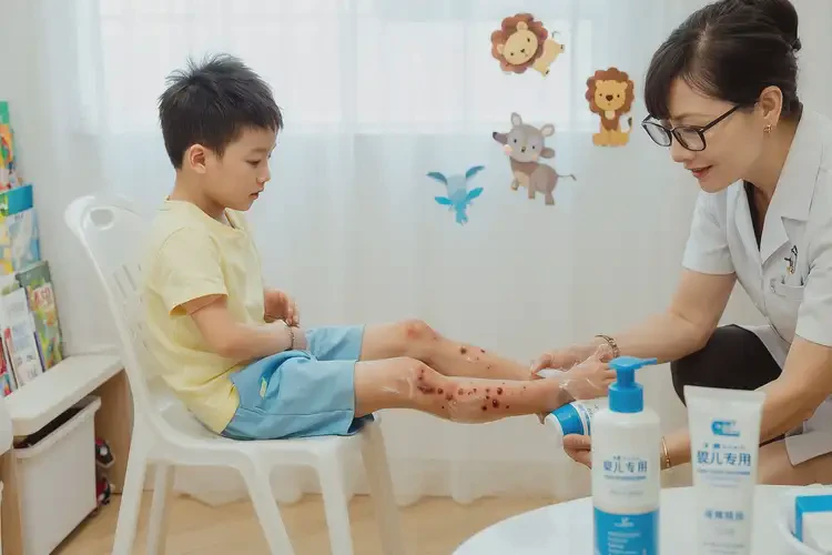 兒童四肢容易起濕疹不管它會自己自愈嗎(圖2)