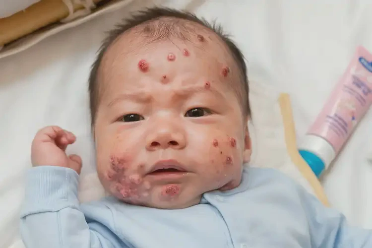 嬰幼兒脖子有濕疹可以徹底自愈嗎(圖4)