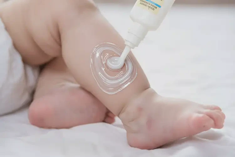 嬰兒小腿上起濕疹可以徹底自愈嗎(圖2)