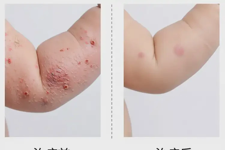嬰兒手臂上長(zhǎng)濕疹可不可以徹底自愈(圖2)