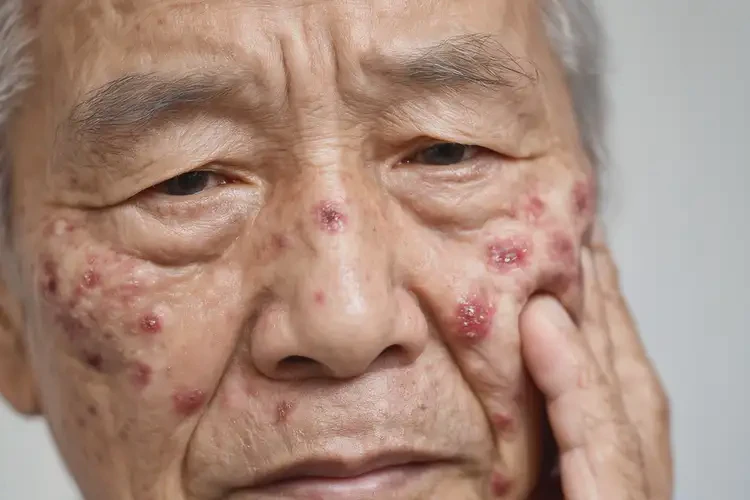 老年人面部容易長濕疹不管它會自己痊愈嗎(圖4)