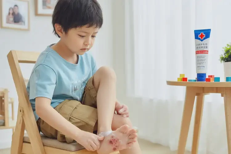 小孩腳上長濕疹能夠徹底治愈嗎(圖2)