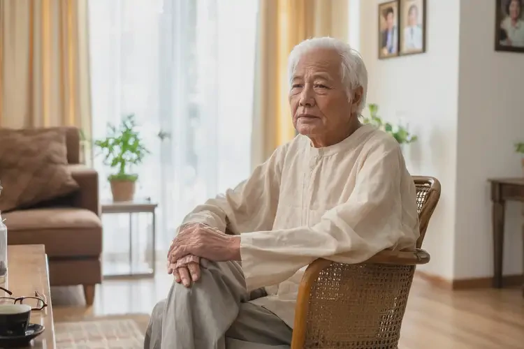 高齡老人大腿上出現(xiàn)濕疹能徹底自愈嗎(圖1)