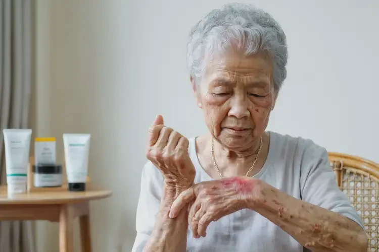 高齡老人全身經(jīng)常起濕疹不管它會(huì)自己自愈嗎(圖4)