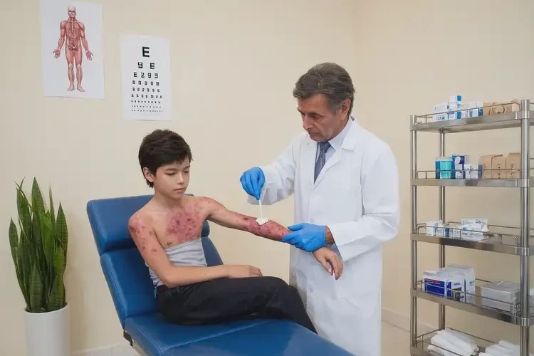 青少年手臂有濕疹能徹底自愈嗎(圖2)