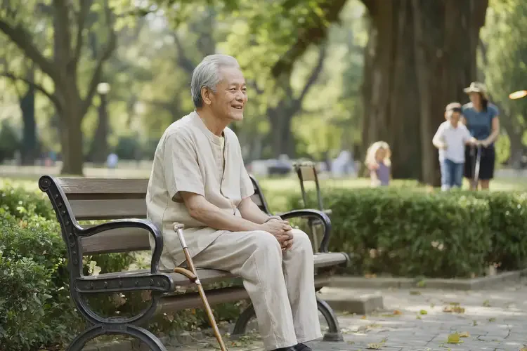 老人手臂上經常長濕疹可以徹底自愈嗎(圖1)