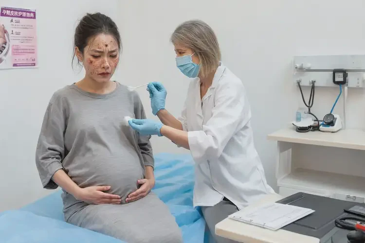 孕婦臉上起濕疹不管它會(huì)自己痊愈嗎(圖2)