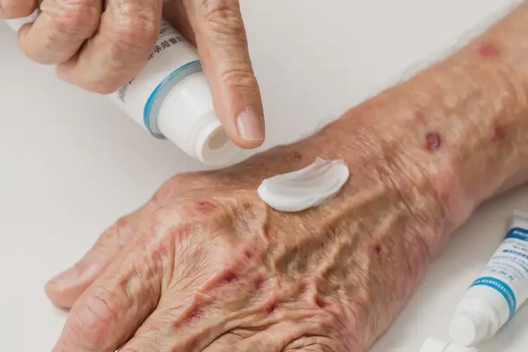 老人手上起濕疹能夠徹底治愈嗎(圖3)