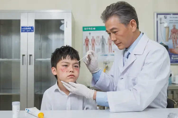 小學(xué)生臉上經(jīng)常長濕疹能夠徹底治愈嗎(圖3)