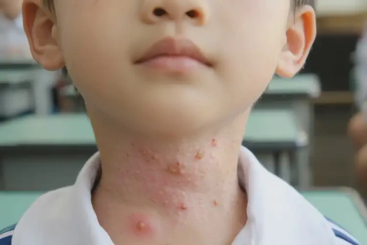 小學(xué)生脖子上有濕疹能徹底自愈嗎(圖4)