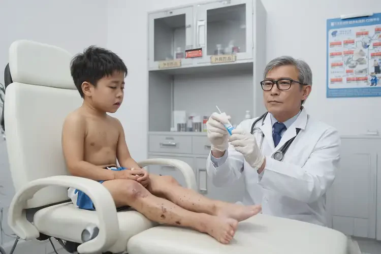 孩子大腿長濕疹能徹底自愈嗎(圖2)