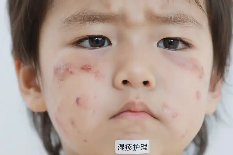 兒童臉上經(jīng)常起濕疹不管它會自己自愈嗎(圖4)