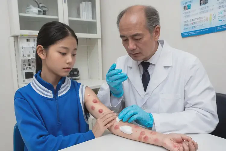 中學(xué)生手臂經(jīng)常長濕疹不管它會自己痊愈嗎(圖3)