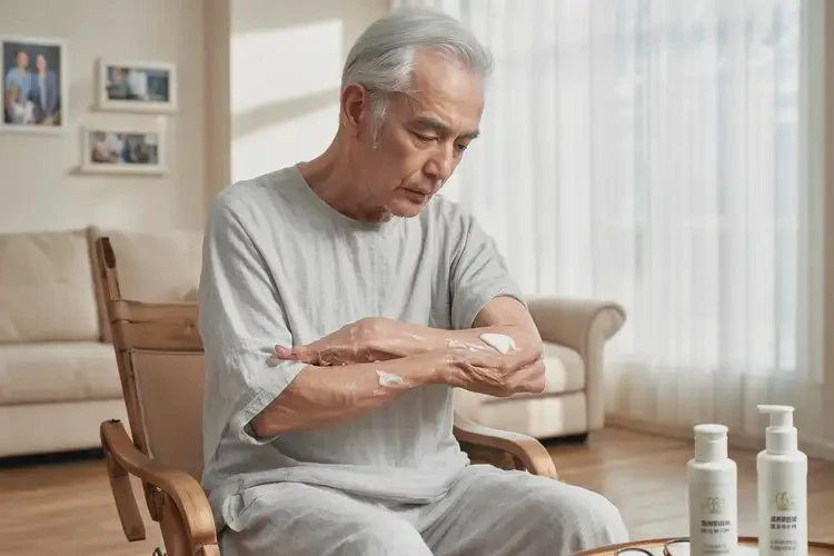 老人手臂上經常長濕疹可以徹底自愈嗎(圖2)
