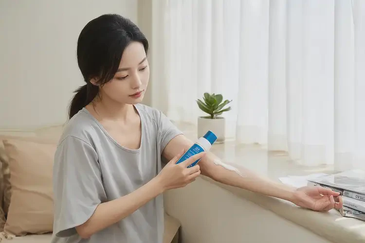 女人手臂偶爾長濕疹能夠徹底治愈嗎(圖2)