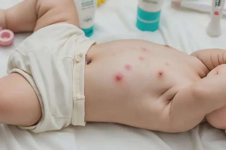 幼兒肚子上偶爾長濕疹不管它會(huì)自己好嗎(圖4)