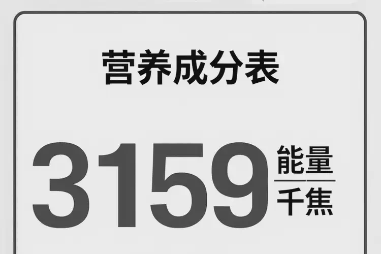60克3159千焦相当于多少食物(图1)