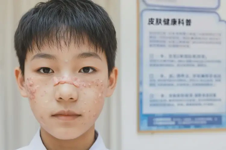 中學(xué)生面部偶爾起濕疹能靠自己自愈嗎(圖3)