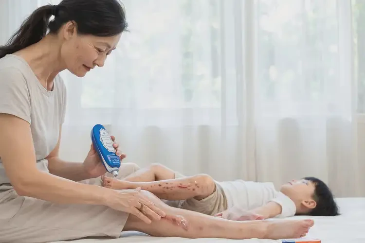 嬰幼兒小腿容易起濕疹能徹底自愈嗎(圖3)