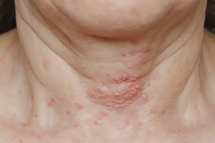 女性脖子經(jīng)常長濕疹能靠自己自愈嗎(圖4)