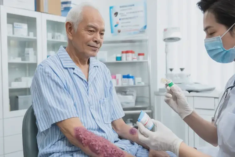 老人手臂上經常長濕疹可以徹底自愈嗎(圖3)