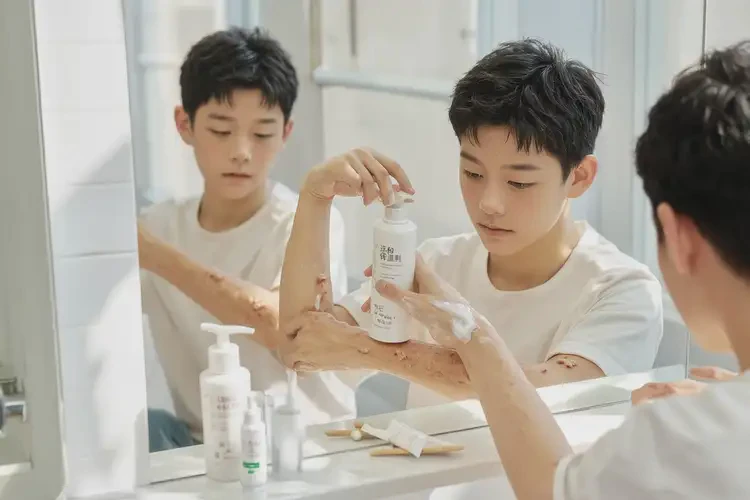 青少年四肢起濕疹可以徹底自愈嗎(圖4)