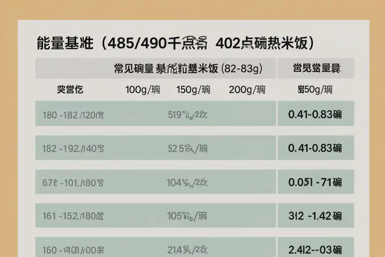 70克402千焦等于几碗饭(图1)