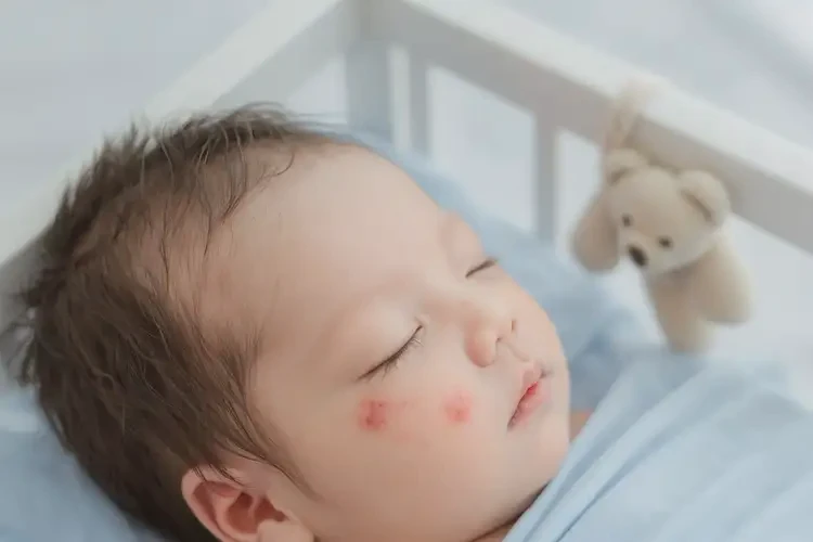 新生兒臉上長(zhǎng)濕疹不管它會(huì)自己痊愈嗎(圖4)