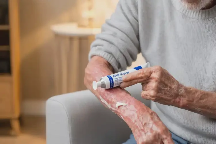 老年人手臂上出濕疹可以徹底自愈嗎(圖3)