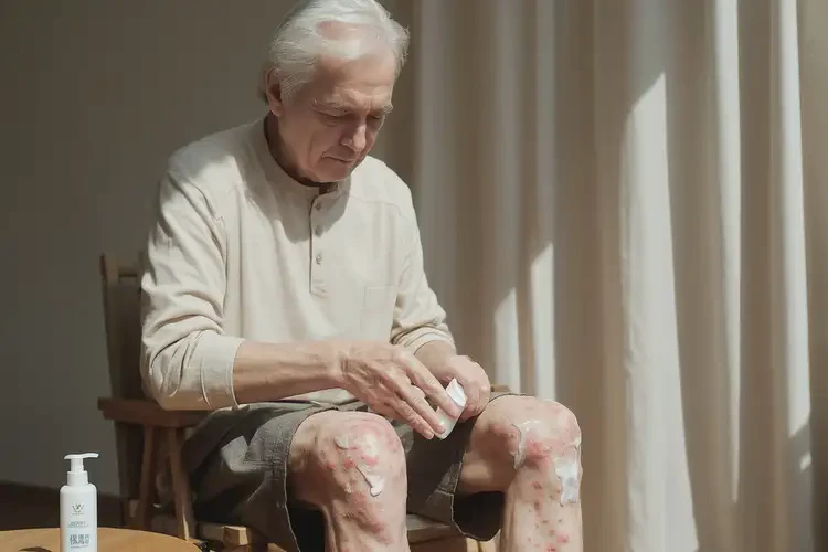 老年人大腿起濕疹能夠徹底治愈嗎(圖2)