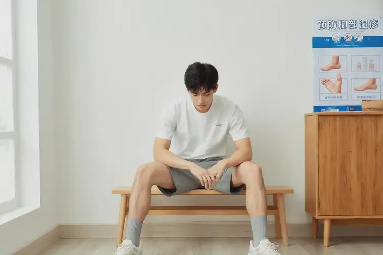 青年人脚上偶尔长湿疹能够彻底治愈吗(图1)