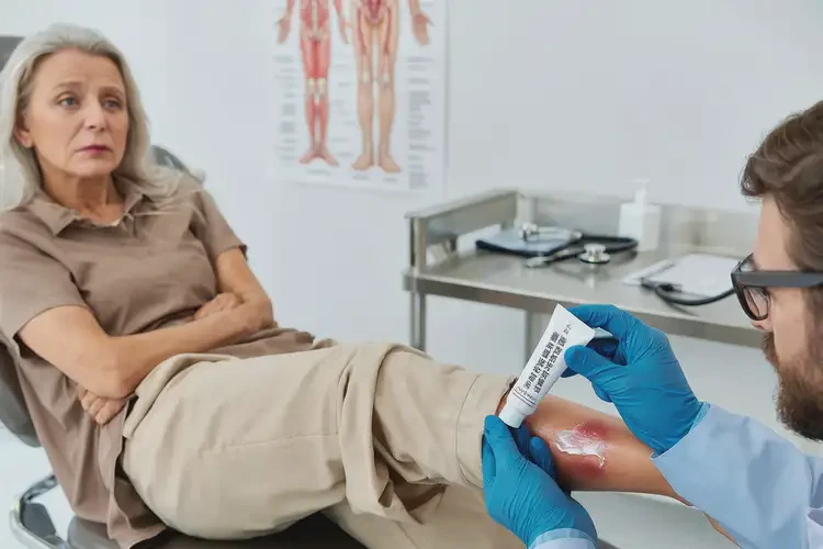 女性小腿上偶爾長濕疹能夠徹底治愈嗎(圖3)