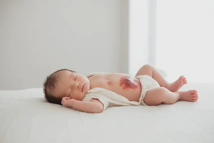 新生儿肚子上经常起湿疹不管它会自己痊愈吗(图3)