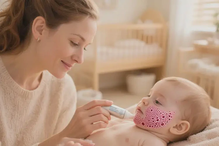 嬰兒脖子上出濕疹能徹底自愈嗎(圖4)