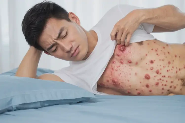 男生肚子起濕疹不管它會(huì)自己痊愈嗎(圖4)