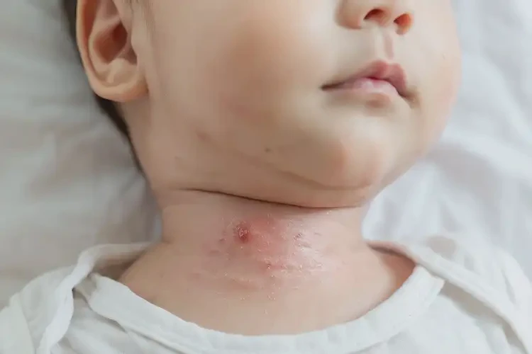 嬰幼兒脖子上偶爾起濕疹能徹底自愈嗎(圖4)