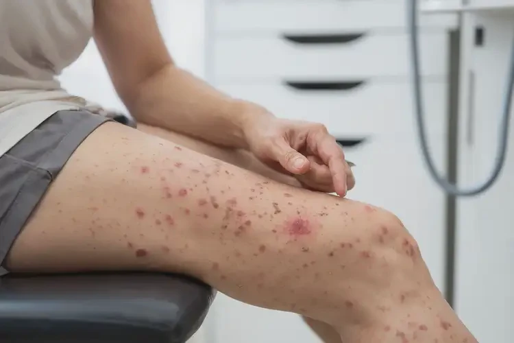 女人小腿偶爾長濕疹不管它會自己好嗎(圖4)