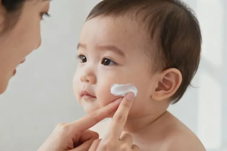嬰幼兒臉上偶爾長濕疹不管它會自己痊愈嗎(圖1)