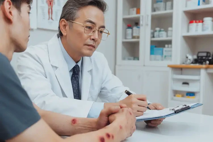 男性手上偶爾起濕疹可以徹底自愈嗎(圖1)