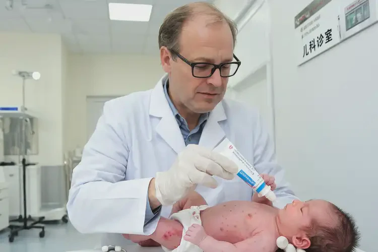 新生兒手臂上起濕疹不管它會自己自愈嗎(圖2)