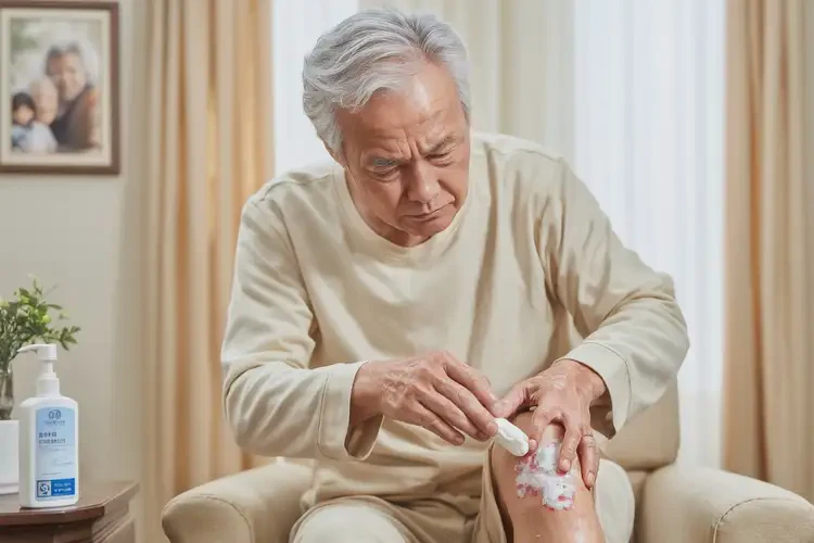 老人大腿上容易起濕疹不管它會自己自愈嗎(圖2)