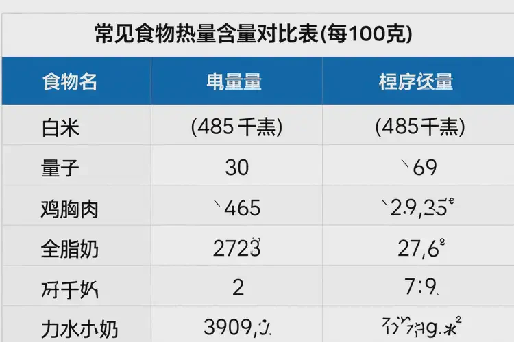 100克3909千焦等于多少热量(图3)