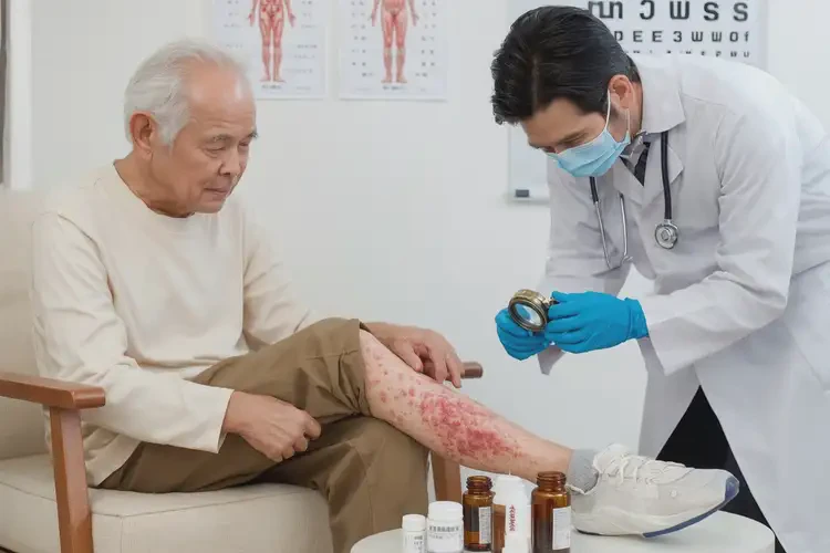 老人小腿經(jīng)常長濕疹能夠徹底治愈嗎(圖3)