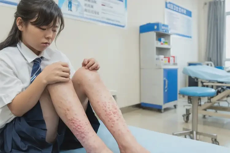 中學生大腿出現(xiàn)濕疹可不可以徹底自愈(圖4)